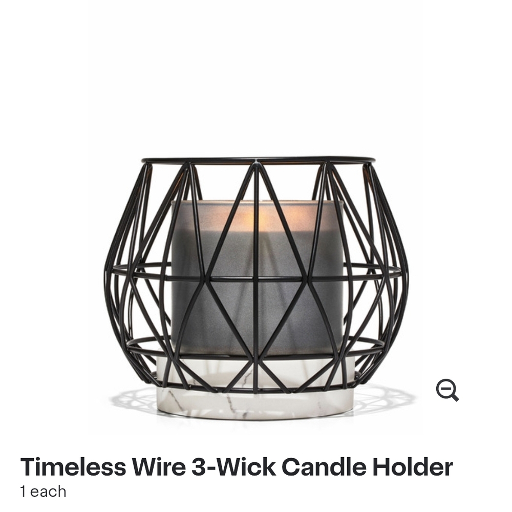 Bath & Body Works Timeless 3-wick Candle Holder